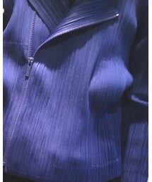PLEATS PLEASE | ライダースジャケット