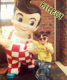 HEARDROCK | BIGBOYもどきのプリントTシャツ。
いちいちポーズをとってくれるため見えなくなってる…(Tシャツ/カットソー)