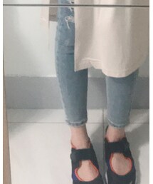 貓咪曬月亮 | デニムパンツ