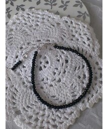 Handmade | ブラックスピネルブレスレット(アクセサリー)