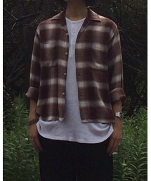 60's ombre check shirt | シャツ/ブラウス
