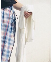 Samansa Mos2 blue | UVカットカーディガン(カーディガン/ボレロ)