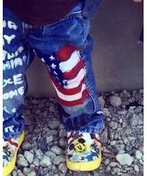 ペイントパンツ古着 | デニムパンツ