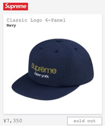 Supreme  | Classic Logo 6-Panel(キャップ)