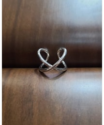 roundabout | Silver Cross-Over Ring(リング)