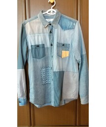 FDMTL | FDMTL ファンダメンタル /PATCHWORK SHIRT パッチワークシャツ(シャツ/ブラウス)
