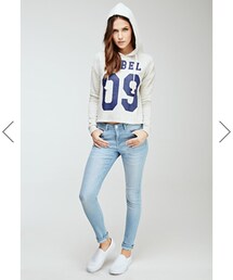 FOREVER 21 | フード付きプルオーバーパーカー(パーカー)