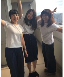 白×デニム女子 | Tシャツ/カットソー