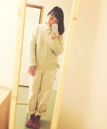 Samansa Mos2 | 白のパンツ！(その他パンツ)