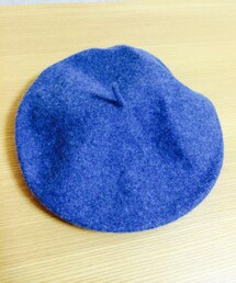 お気に入りの雑貨屋さんで | 青いベレー帽(ハンチング/ベレー帽)