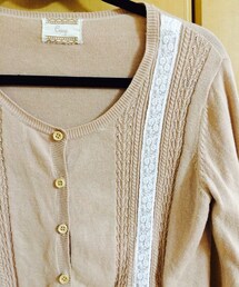 Crisp | ピンクベージュのカーディガン(カーディガン/ボレロ)