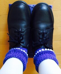 靴下屋 | ポンポン付きの青い靴下(ソックス/靴下)