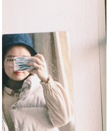 灯绒芯花苞袖衬衣 | トップス