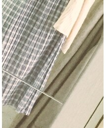 黑白格子半身裙 | スカート