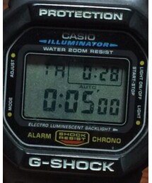 G-SHOCK | 父親からもらったので、一応非売品って奴。マイケルジョーダンが出てくるライトアップ機能つき。だがそれは父親の改造によるものです笑(アナログ腕時計)