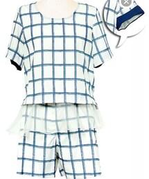 OSMOSIS | チェック柄セットアップ(シャツ/ブラウス)