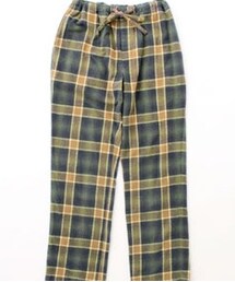 GELATO PIQUE HOMME | コットンフランネルチェックパンツ(ルームウェア/パジャマ)