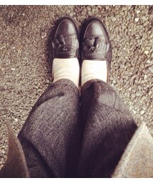 ぶかぶかのローファー(ドレスシューズ)