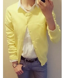 GU | ラウンドネックカーディガン(トップス)