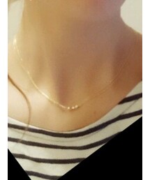 Handmade | メタルビーズネックレス(アクセサリー)