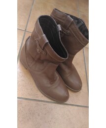 ??? | 本革製ショートブーツ(シューズ)