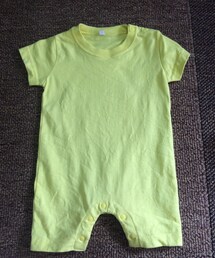 Printstar | 黄色い半袖ロンパース(ロンパース)