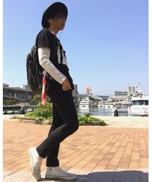 横からのアングルー!バンダナはリュックに🇺🇸 | その他
