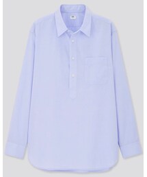 UNIQLO | エクストラファインコットンプルオーバーシャツ(シャツ/ブラウス)