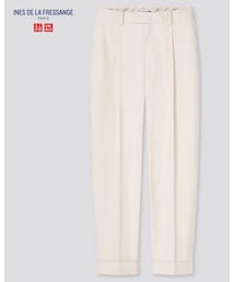 UNIQLO | INES DE LA FRESSANGE コットンテーパードパンツ (70)(チノパンツ)