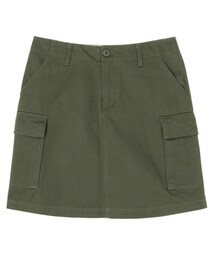無印良品 | オーガニックコットンチノカーゴスカート カーキ(スカート)