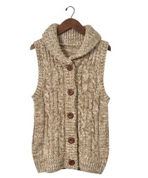 soulberry | バルキーニットケーブルMIXベスト(ベスト)
