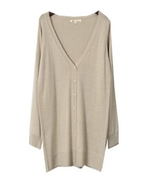 soulberry | コットンタッチ Vネックロングカーディガン(カーディガン/ボレロ)