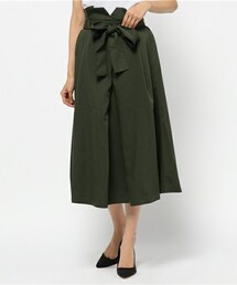 MERLOT | リボンハイウエストタックスカート(スカート)