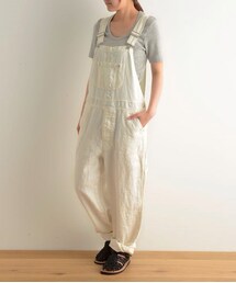 nest Robe | リネンデニム オーバーオール(サロペット/オーバーオール)
