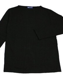 SAINT JAMES | セントジェームス ウェッソン ソリッド ブラック(Tシャツ/カットソー)