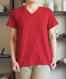 YAECA | YAECA T-SHIRT RED(Tシャツ/カットソー)