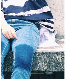 s look | デニムパンツ