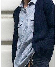 VINTAGE | 90's BIG MAC  ヒッコリープルオーバーシャツ(シャツ/ブラウス)