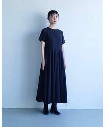 foufou | 【THE DRESS #00】cotton linen rendezvous one piece （コットンリネンランデブーワンピース）(ワンピース)