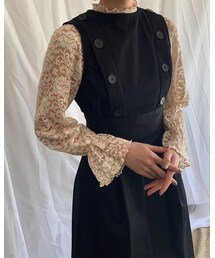 foufou | 【THE DRESS #20】us medical no sleeve dress（アメリカメディカルノースリーブドレス）(ワンピース)