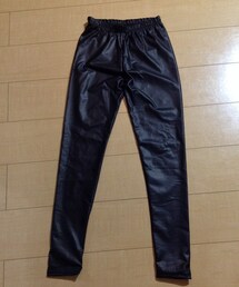 不明 | フェイクレザーパンツ(レギンス/スパッツ)