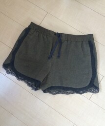 ZARA | 裾レースショートパンツ(その他パンツ)