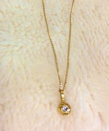 おまんじゅうプチダイヤペンダント(ネックレス)