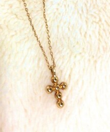 ete | ブラウンダイヤクロスペンダント(ネックレス)