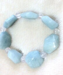 アマゾナイトのブレス ミネラルフェアで500円でした♡(ブレスレット)