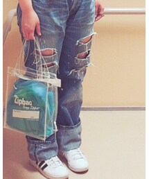 穴あきパンツ | デニムパンツ