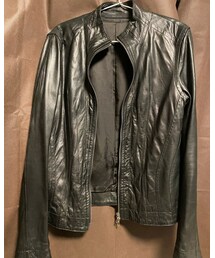 MA_JULIUS | MA_julius ラムスキンライダースジャケット(ライダースジャケット)