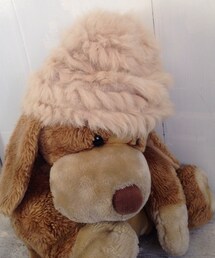 ラビットファー自分の。 | ニットキャップ/ビーニー