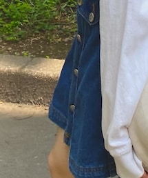 used | ひらひらするやつ(デニムスカート)