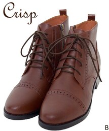 Crisp | レースアップショートブーツ(ブーツ)